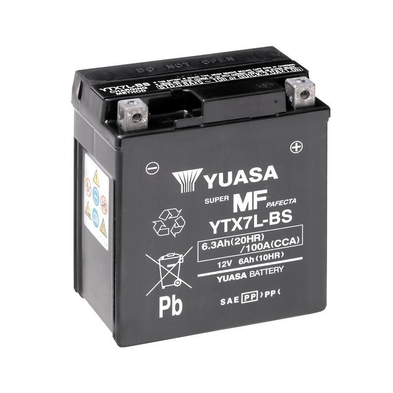 Batería YTX7L-BS Yuasa sin mantenimiento