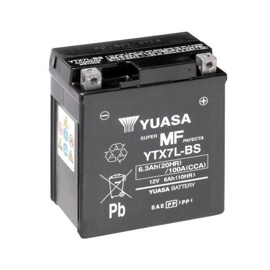 Batería YTX7L-BS Yuasa sin mantenimiento