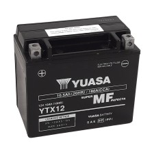 Batería Moto YTX12 FA Yuasa sin mantenimiento Activada