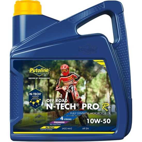 Garrafa Aceite 10W-50 Putoline N-Tech® Pro R+ Off Road 4L Garrafa Aceite 10W-50 Putoline N-Tech® Pro R+ Off Road 4L