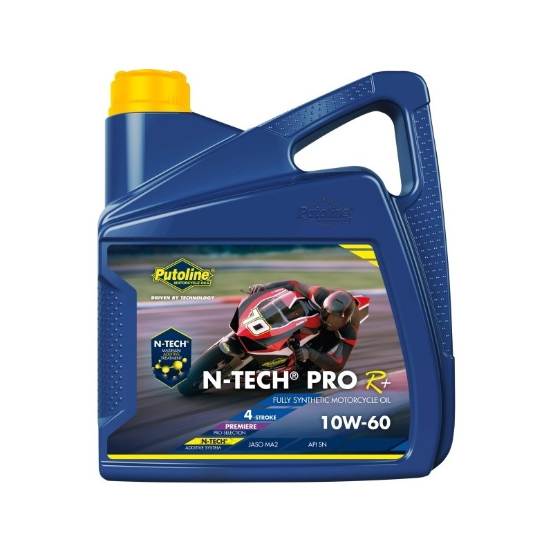 Garrafa Aceite 10W-60 PUTOLINE N-TECH PRO R+ 4L