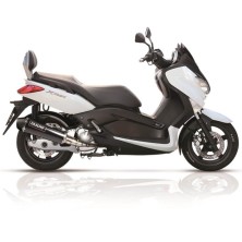 Escape Yamaha X-Max 125 titanio / aluminio negro y carbono Yasuni