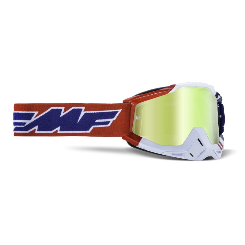 GAFAS MOTOCROSS FMF POWERBOMB US OF A - MIRROR GOLD