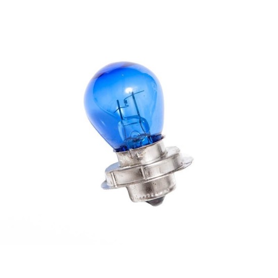 Bombilla posición 12V 18W P26S azul Hert