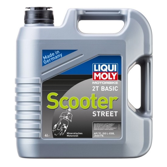 Garrafa 4L aceite Liqui Moly 2T BASIC SCOOTER STREET