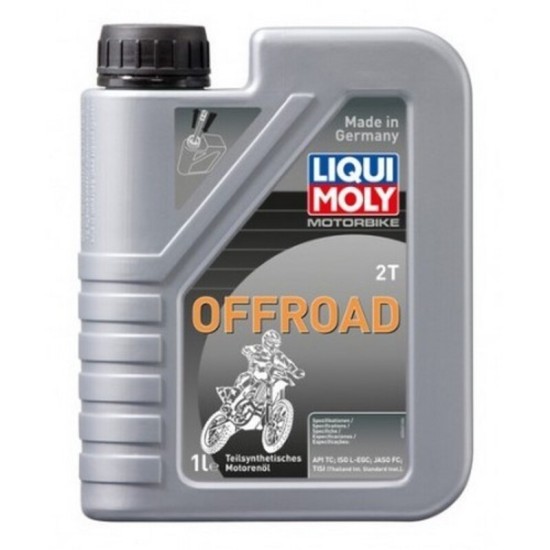 Botella 1L aceite Liqui Moly semi-sintético 2T Off road