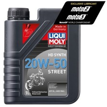 Bote 1L aceite Liqui Moly 100% sintético 20W-50 STREET