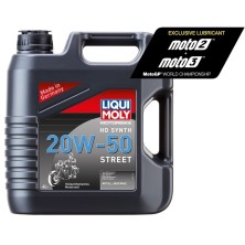 Garrafa 4L aceite Liqui Moly HD sintético 20W-50 Street