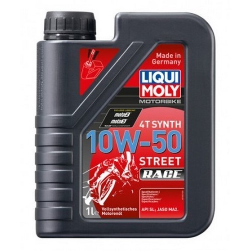 Botella 1L aceite Liqui Moly 100% sintético 10W-50 Street Race