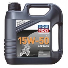 Garrafa 4L aceite Liqui Moly HC sintético 15W-50 Off road