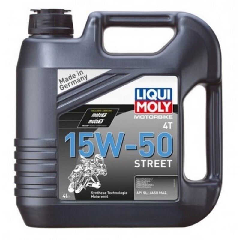 Garrafa 4L aceite Liqui Moly HC sintético 15W-50 Street