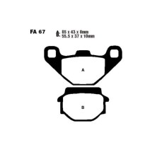 Pastillas de freno Kymco Agility 125 R16 City 2008-2022 EBC