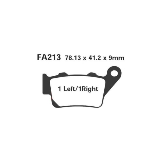 Pastillas de freno traseras estándar KTM Duke 125cc EBC