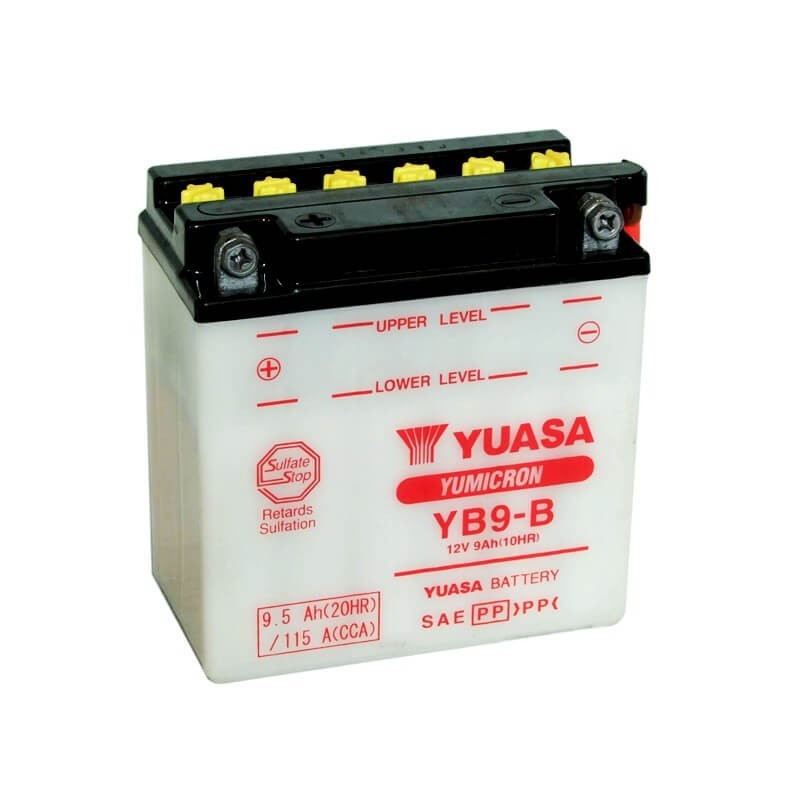 Batería YB9-B Yuasa con ácido