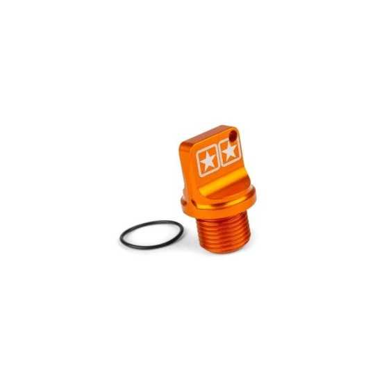 Tapón bujía M14x1,25mm CNC Naranja Stage6 Tapón bujía M14x1,25mm CNC Naranja Stage6
