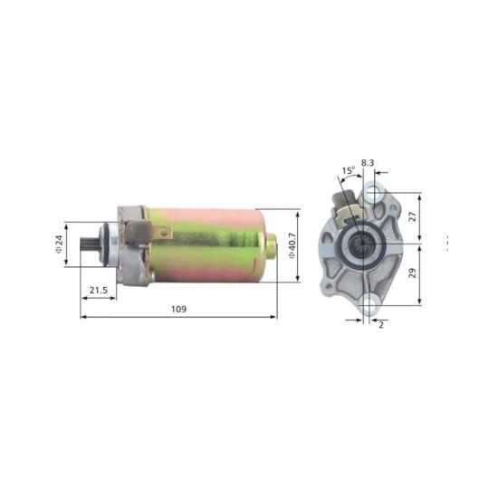 Motor de arranque Derbi Senda DRD Pro JMP Motor de arranque Derbi Senda DRD Pro JMP