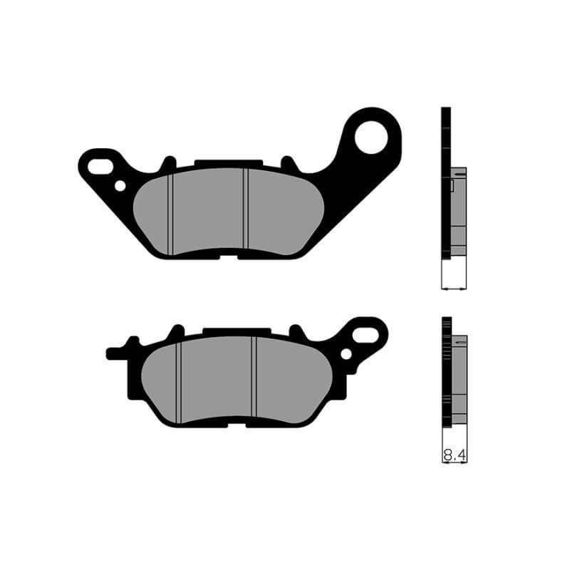 Pastillas de freno traseras Yamaha N-Max 125 - Orgánico Polini
