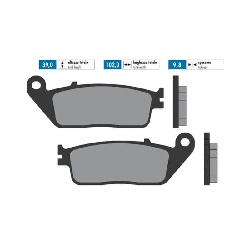 Pastillas de freno delanteras Yamaha X-Max 125/250/400 / Honda SH 125/150 Polini