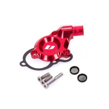 Kit Tapa Bomba De Agua CNC Derbi Euro 3 Rojo / Negro Voca Kit Tapa Bomba De Agua CNC Derbi Euro 3 Rojo / Negro Voca