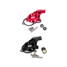 Kit Tapa Bomba De Agua CNC Derbi Euro 3 Rojo / Negro Voca Kit Tapa Bomba De Agua CNC Derbi Euro 3 Rojo / Negro Voca