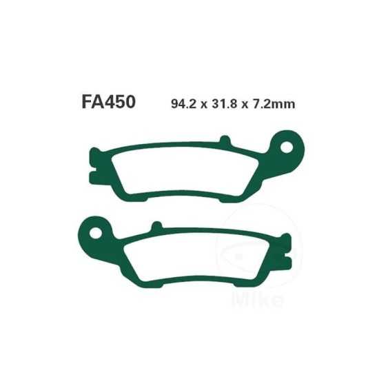 Pastillas de freno delanteras Yamaha YZ 125/250/450 F 08-21 Sinterizadas R EBC