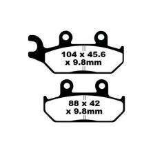 Pastillas de freno Yamaha XT 600 / XTZ 660 Tenere EBC - Carbono