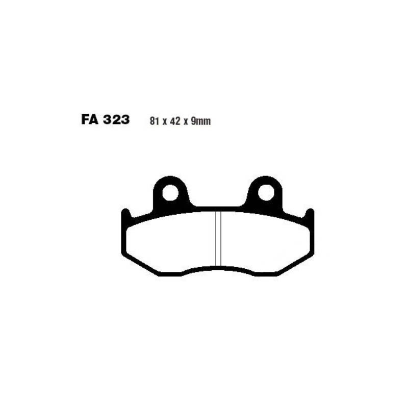 Pastillas de freno delanteras carbono para Honda SH 125cc EBC