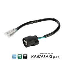 CONECTORES PARA INTERMITENTES 2 UDS PARA KAWASAKI (LED)