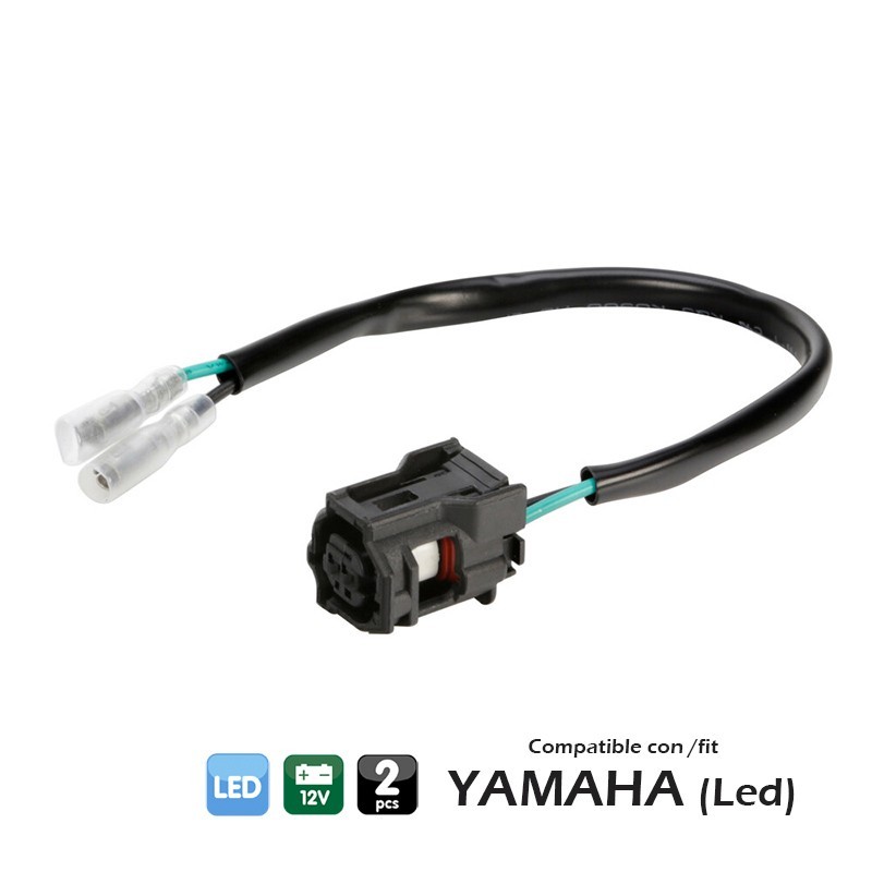 CONECTORES PARA INTERMITENTES 2 UDS PARA YAMAHA (LED)