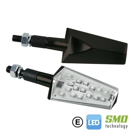 INTERMITENTES CON LED DUKE NEGRO