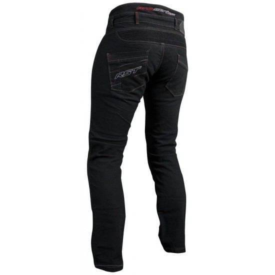 Pantalón Textil Reforzado Con Aramida Rst Tech Pro Ce Hombre - Denim Negro