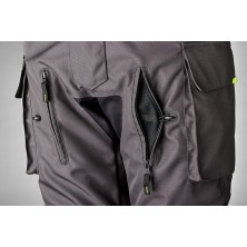 Pantalón Textil Rst Endurance Ce Hombre - Grafito / Amarillo Flúor