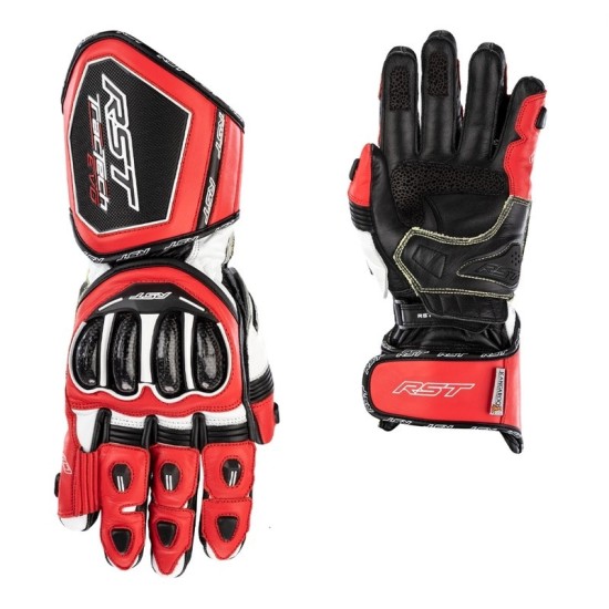 Guantes RST Tractech Evo 4 - Rojo / Blanco / Negro