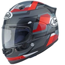 Casco ARAI QUANTIC Abstract rojo