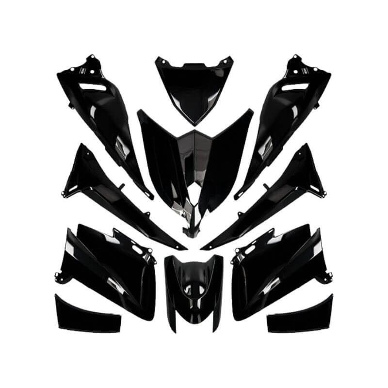Carenado negro brillo 11 piezas para Yamaha T-Max 530 12-14 AllPro