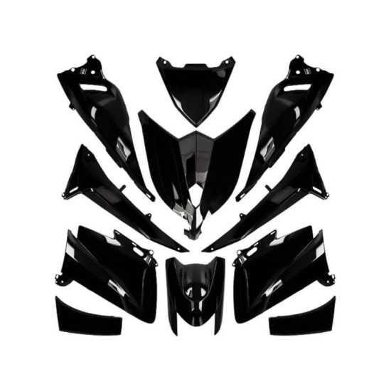 Carenado negro brillo 11 piezas para Yamaha T-Max 530 12-14 AllPro