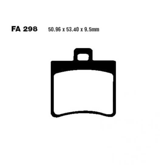 Pastillas traseras Aprilia Rs 125 Carbono EBC