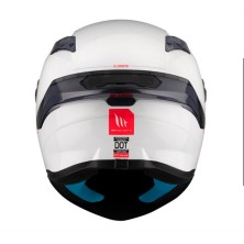 Casco Integral FF106B Targo S Solid S A0 22-06 Blanco Perla MT