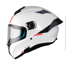 Casco Integral FF106B Targo S Solid S A0 22-06 Blanco Perla MT