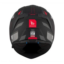 Casco Modular Atom 2 SV Bast FU404SV D5 22-06 Negro Rojo Mate MT