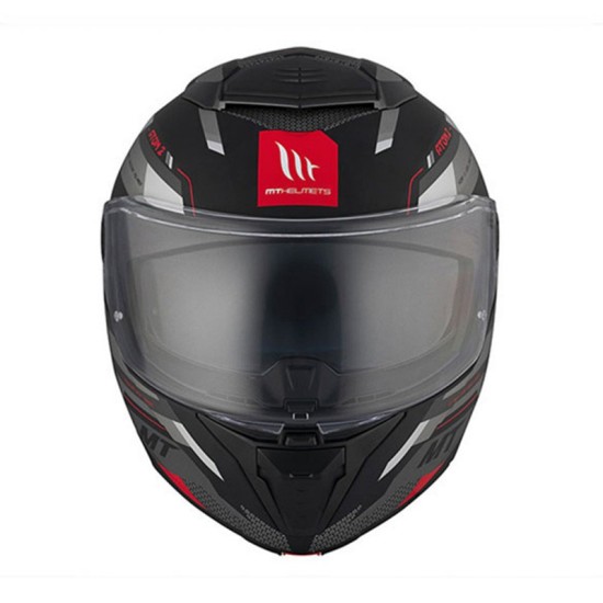 Casco Modular Atom 2 SV Bast FU404SV D5 22-06 Negro Rojo Mate MT