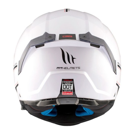 Casco Modular Atom 2 SV Bast FU404SV D5 22-06 Blanco Brillo MT