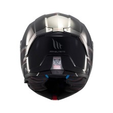 Casco Modular Atom 2 SV Bast FU404SV A1 22-06 Negro Brillo MT