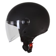 Casco Jet MT OF501B Street S Inboard C8 Negro Mate