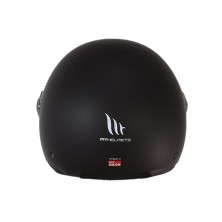 Casco Jet MT OF501B Street S Inboard C8 Negro Mate