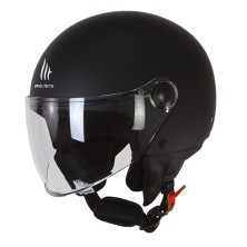 Casco Jet MT OF501B Street S Inboard C8 Negro Mate