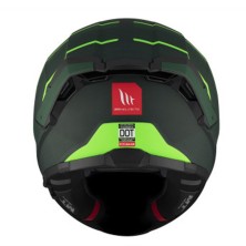 Casco Integral MT FF118SV Thunder 4 SV R25 B35 Verde Fluor Mate