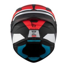 Casco Integral MT FF106B Targo S B5 Kay 22-06 Rojo Negro Mate