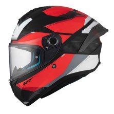 Casco Integral MT FF106B Targo S B5 Kay 22-06 Rojo Negro Mate