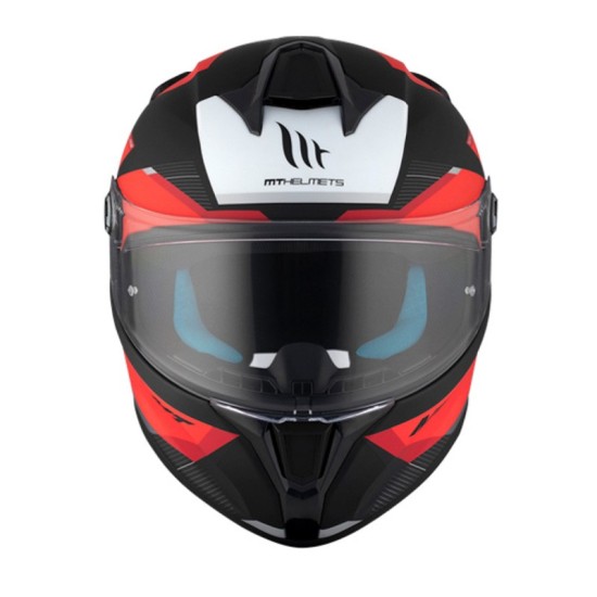 Casco Integral MT FF106B Targo S B5 Kay 22-06 Rojo Negro Mate